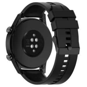 Samsung Gear S3/Galaxy Watch 46mm Silikon armband - Svart