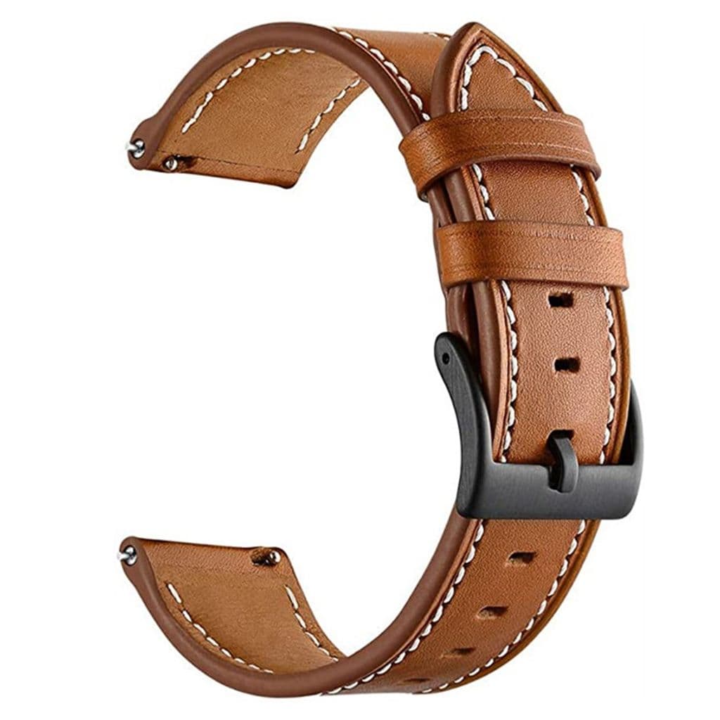 Garmin Forerunner 265 etc. Klockarmband i Läder - Brun