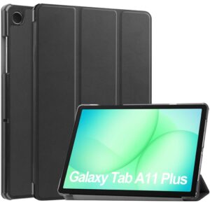 Samsung Galaxy Tab A11 Plus/A9 Plus Fodral med ställ - Svart
