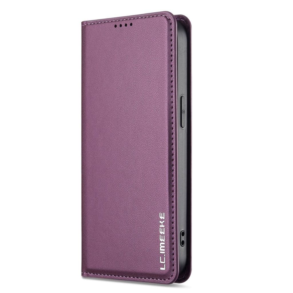 LC.IMEEKE iPhone 16e Plånboksfodral Stativ – Lila - Bild 10
