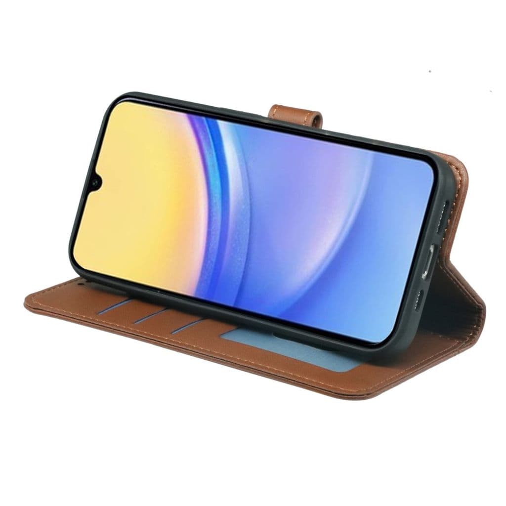 Samsung Galaxy A26 5G Fodral med Rem - Brun - Bild 3