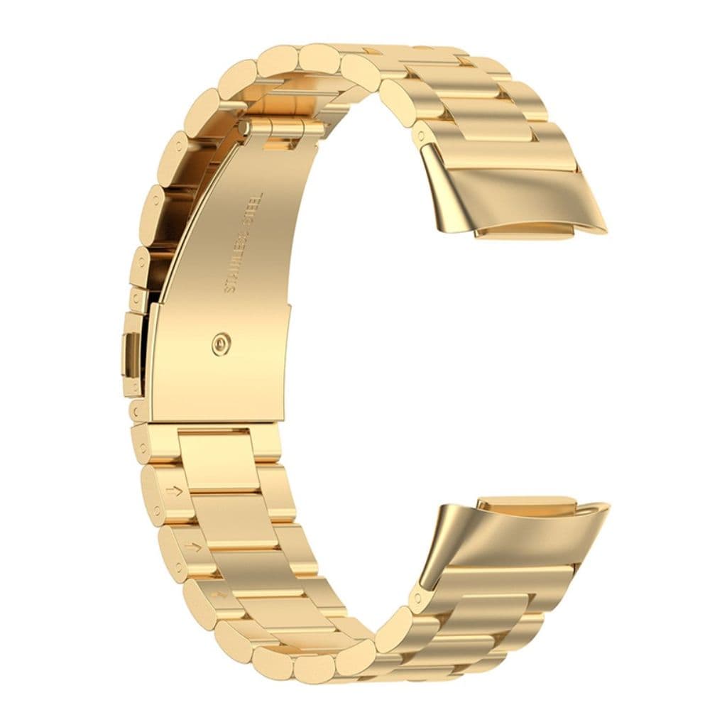 Fitbit Charge 6/5 Klockarmband i rostfritt stål - Guld - Bild 4