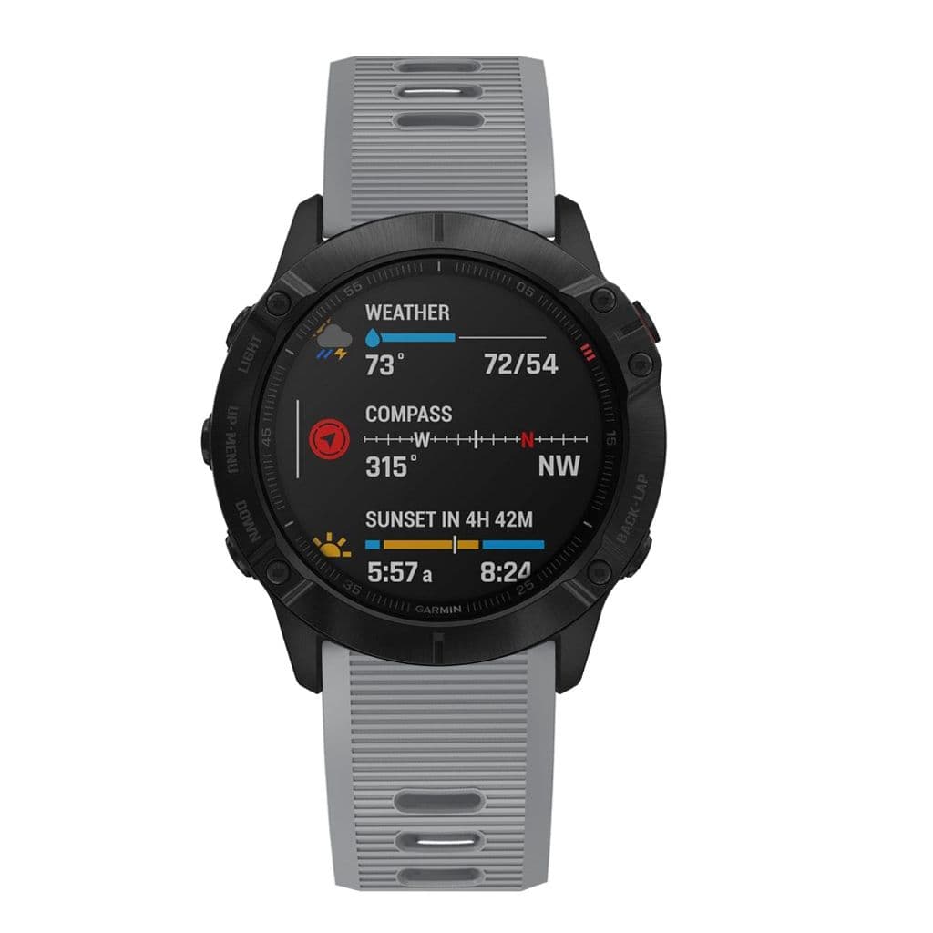 Garmin Fenix 7X/6X/5X etc. Klockarmband med Metallspänne - Grå - Bild 5