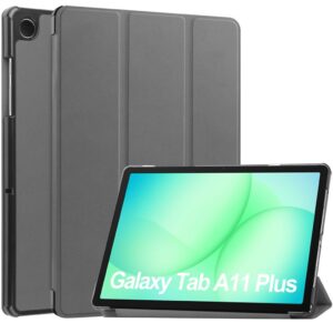Samsung Galaxy Tab A11 Plus/A9 Plus Fodral stativ anti-drop - Grå