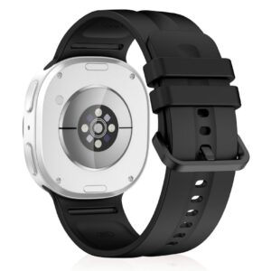 Samsung Galaxy Watch9/8/8 Classic Silikonarmband L - Svart