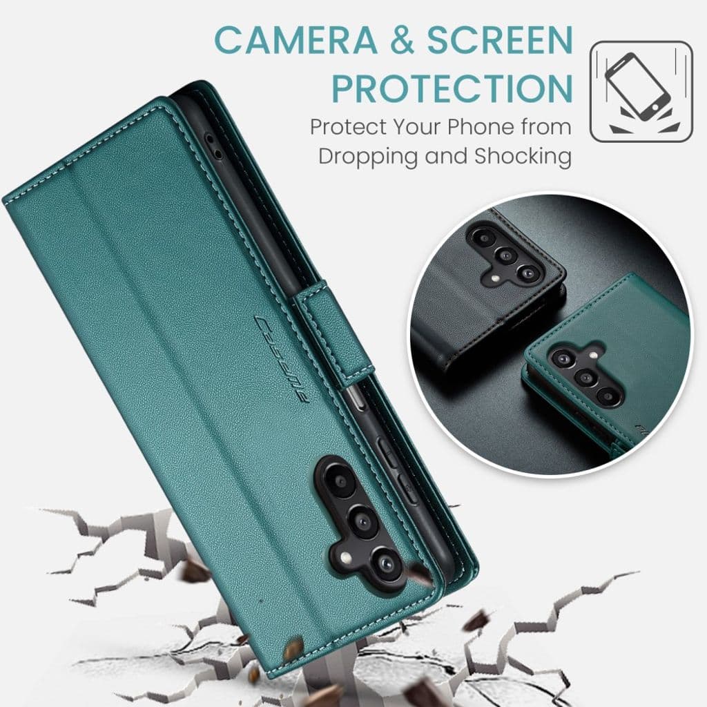 CASEME Samsung Galaxy A16 Plånboksfodral - Grön - Bild 11