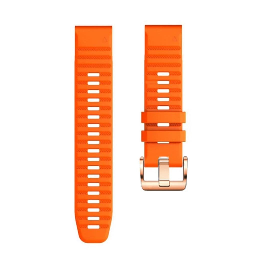 Garmin Fenix 7S/6S/5S/Instinct 2S etc. Silikon Klockarmband - Orange - Bild 3