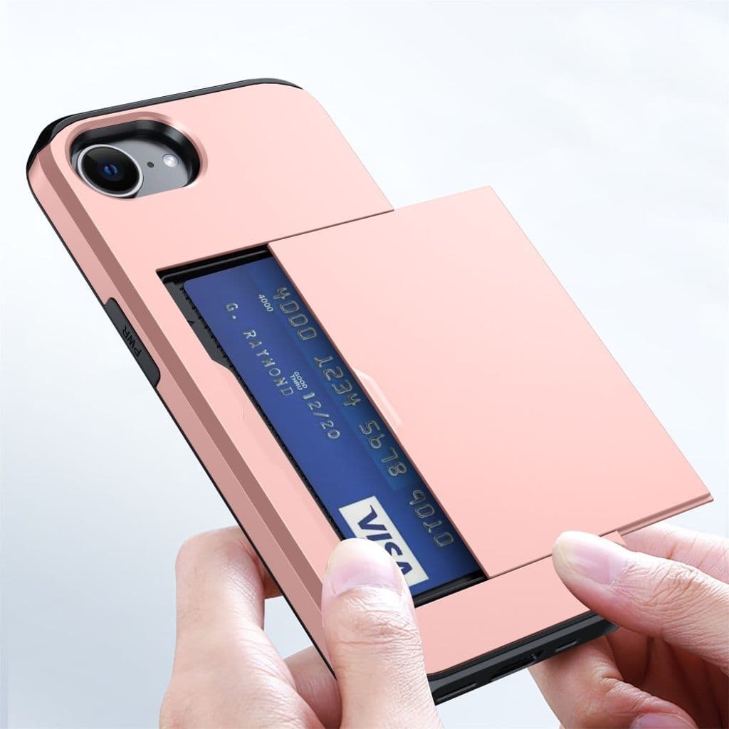 iPhone 16e Skal med Kortfack - Mörkblå - Bild 7