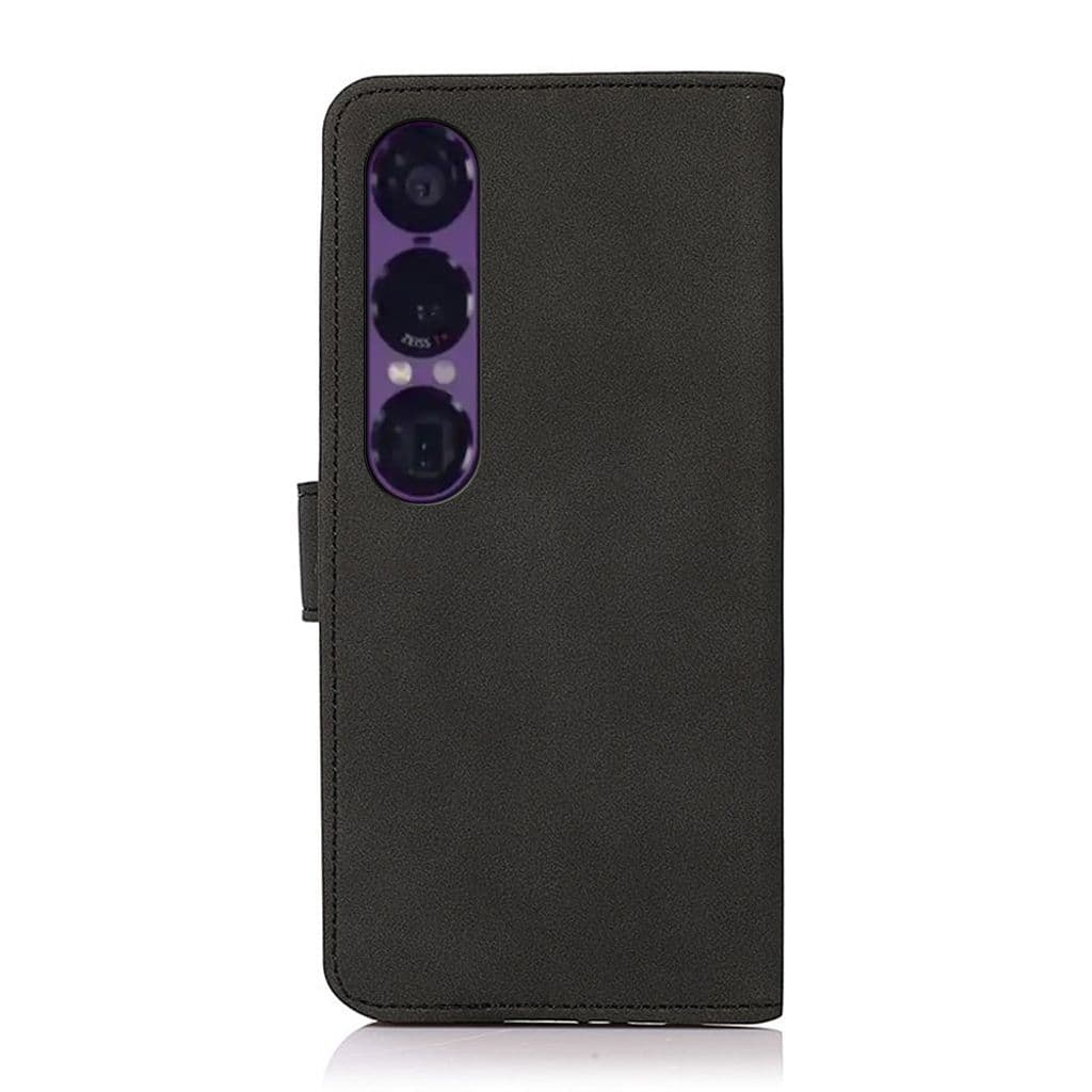 Khazneh Sony Xperia 1 VII plånboksfodral med stativ – Svart - Bild 6