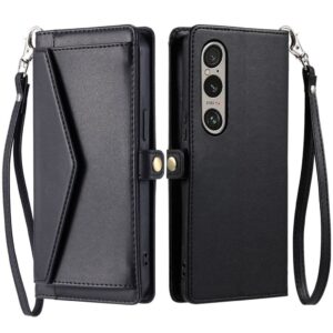Sony Xperia 1 VII Fodral med Bärrem - Svart