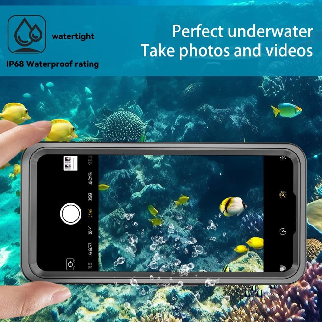 Google Pixel 8 Pro Vattentätt IP68 Skal - Svart - Bild 6