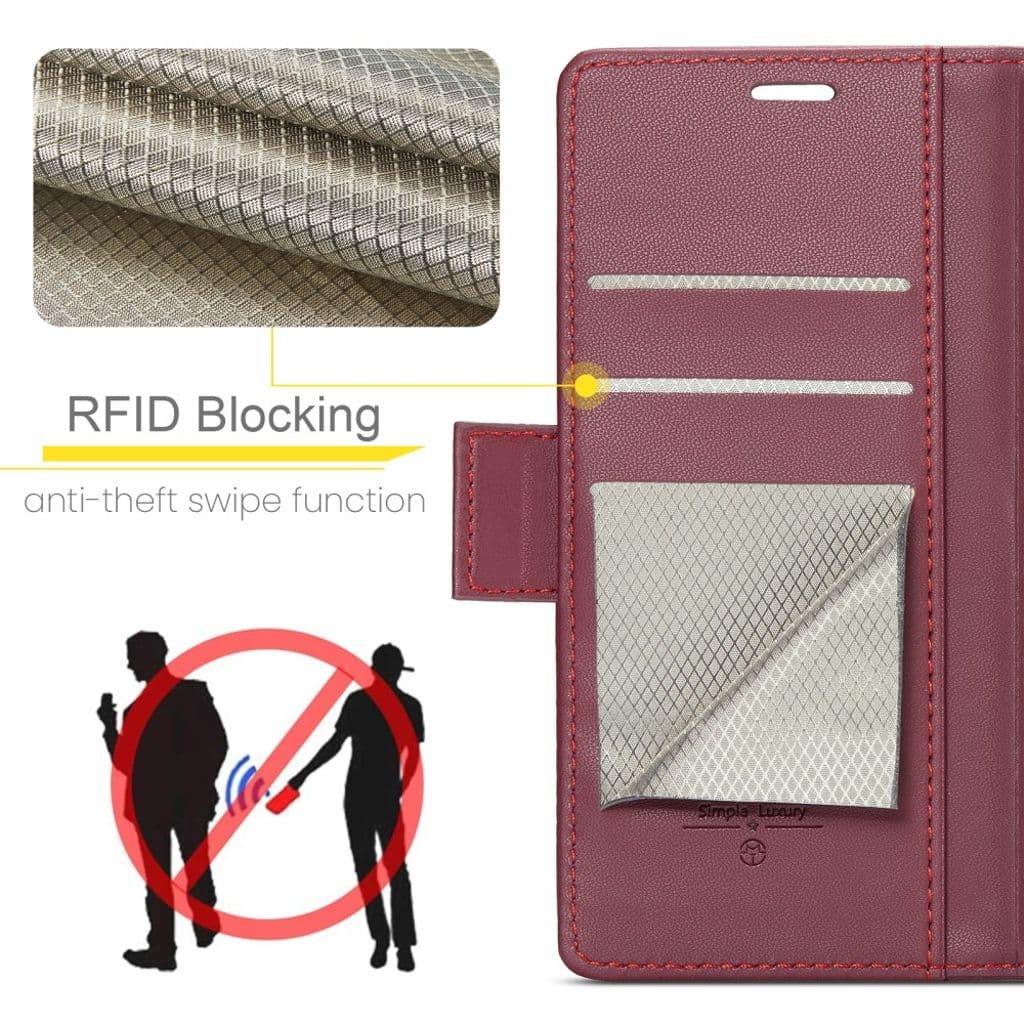 CASEME iPhone 17 Fodral med Kortfack - Röd - Bild 9