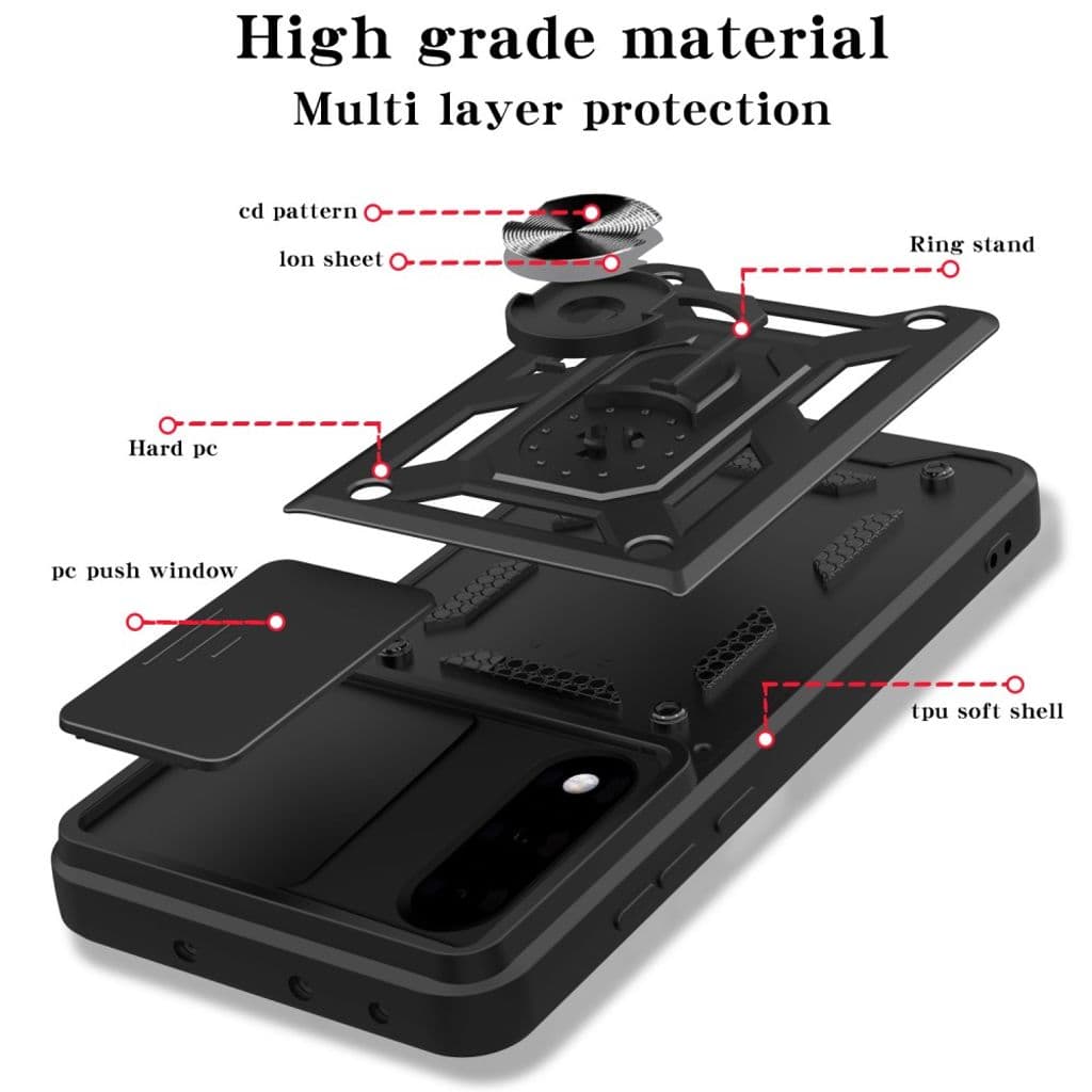 OnePlus Nord 5 5G Skal med Stativ - Blå - Bild 7