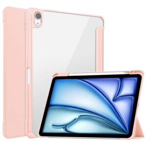 iPad Air 11" 2024/2025 Tri-fold fodral med pennfack - Rosa