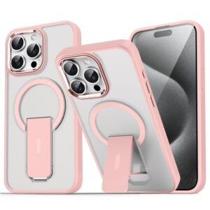 iPhone 14 Pro Max Skal MagSafe-kompatibel Stativ - Rosa