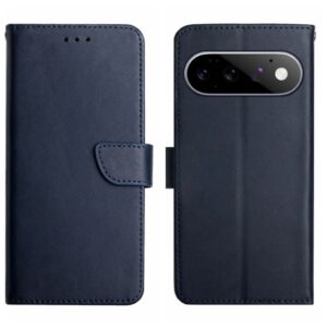 Google Pixel 11 Pro XL Plånboksfodral i äkta läder med ställ - Blå