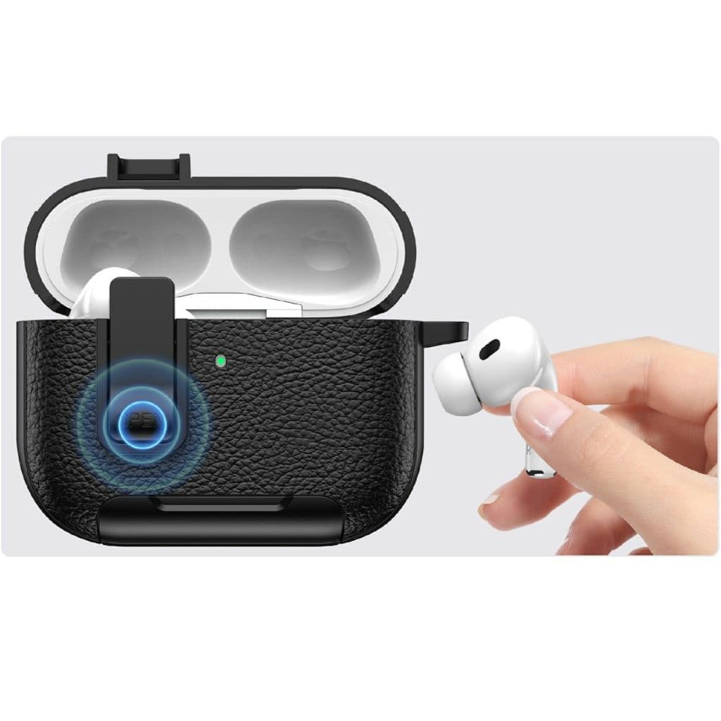Apple AirPods Pro 3 Skal med stativ - rosa - Bild 4