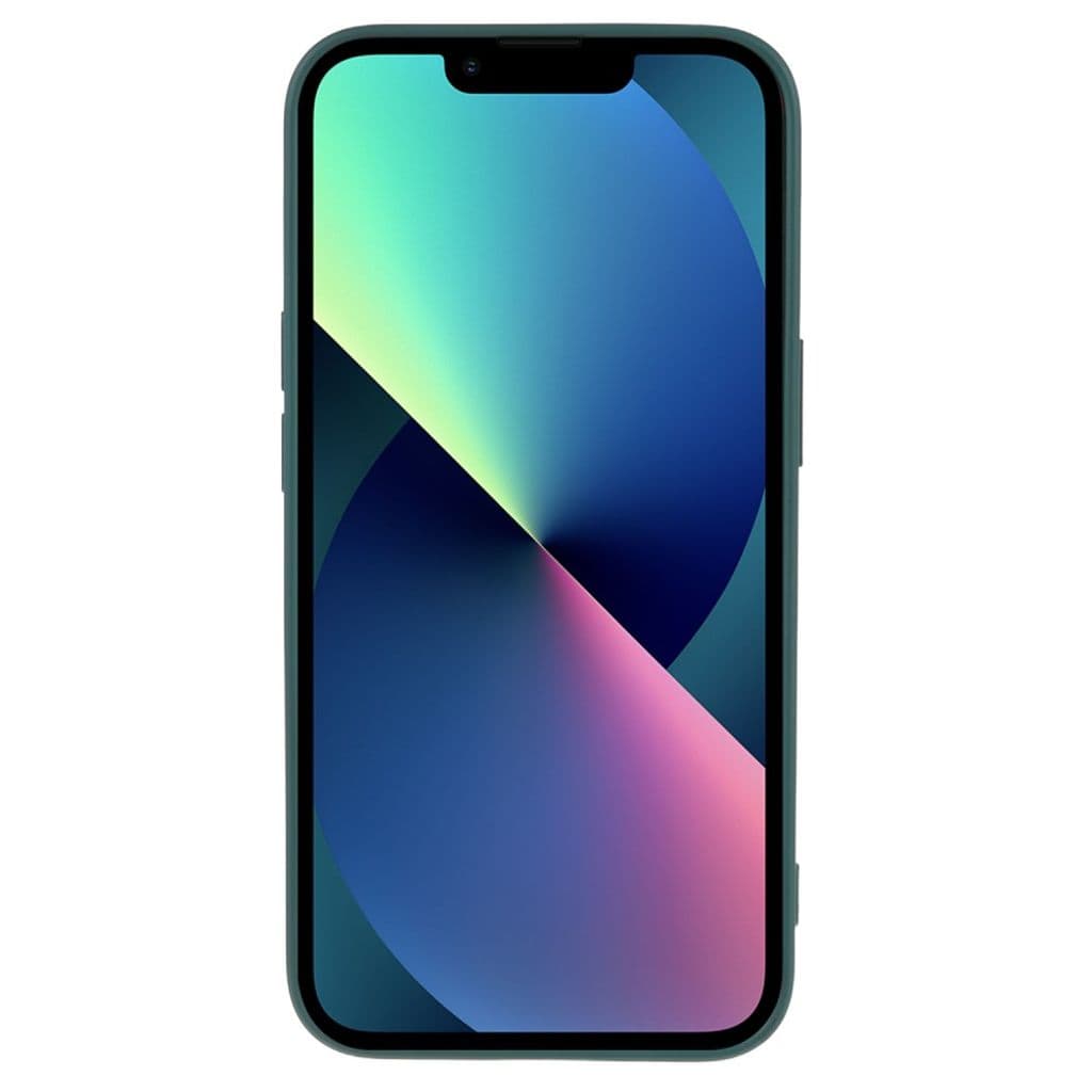 iPhone 13 mini Skal TPU Fiberfodring – Militärgrön - Bild 3