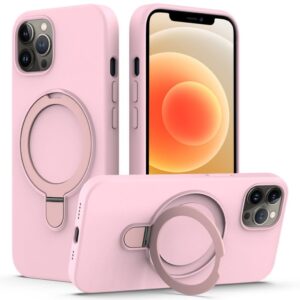 iPhone 12 Pro Max MagSafe Skal med ringställ - Rosa