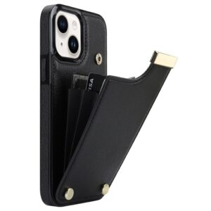 iPhone 15 Skal med korthållare - Svart