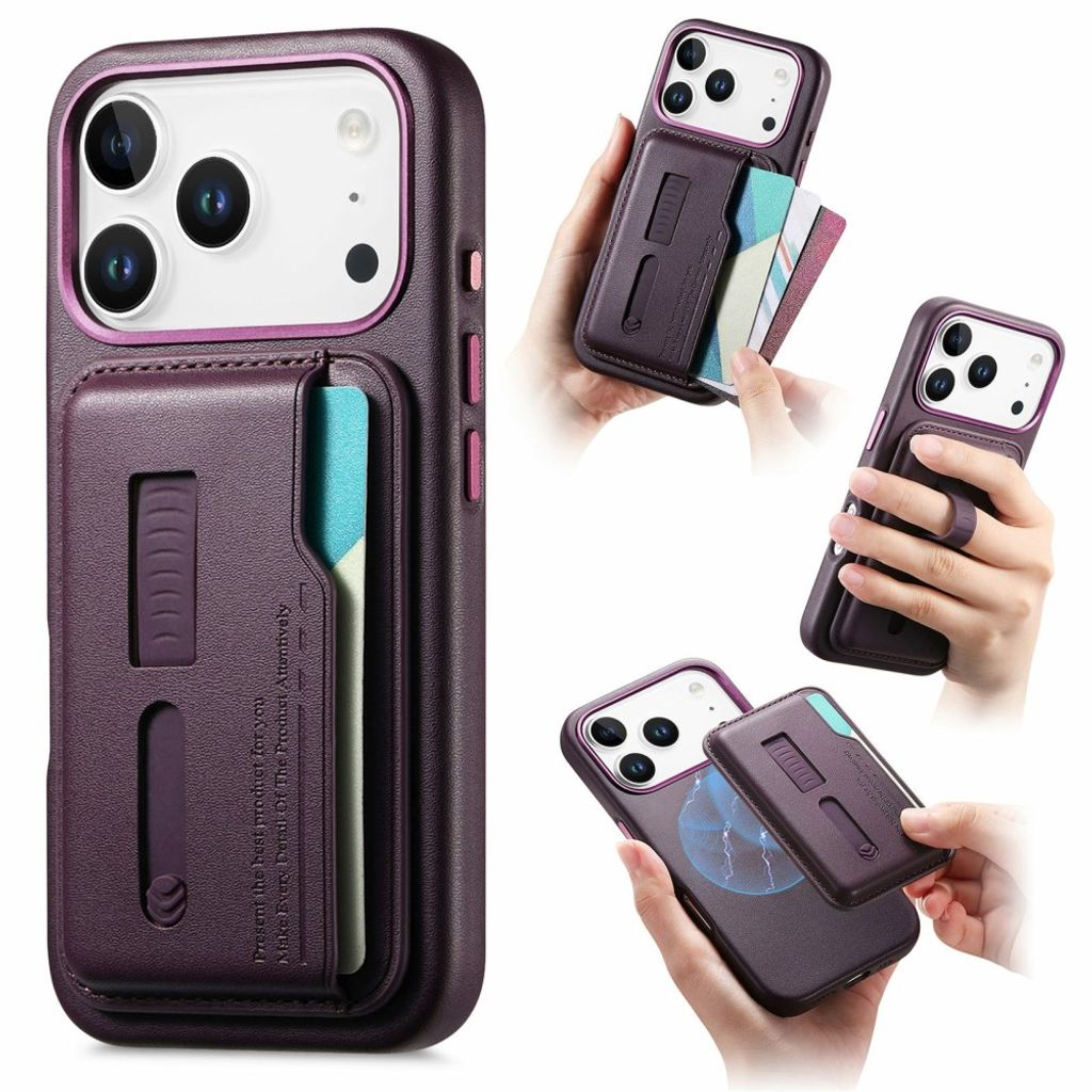 iPhone 18 Pro/17 Pro MagSafe Plånboksfodral - Lila