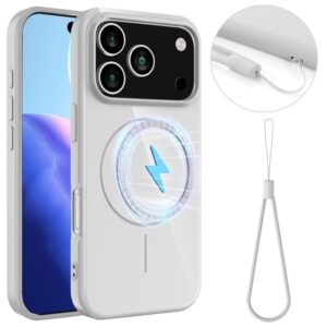 iPhone 17 Pro Skal med bärrem - Vit
