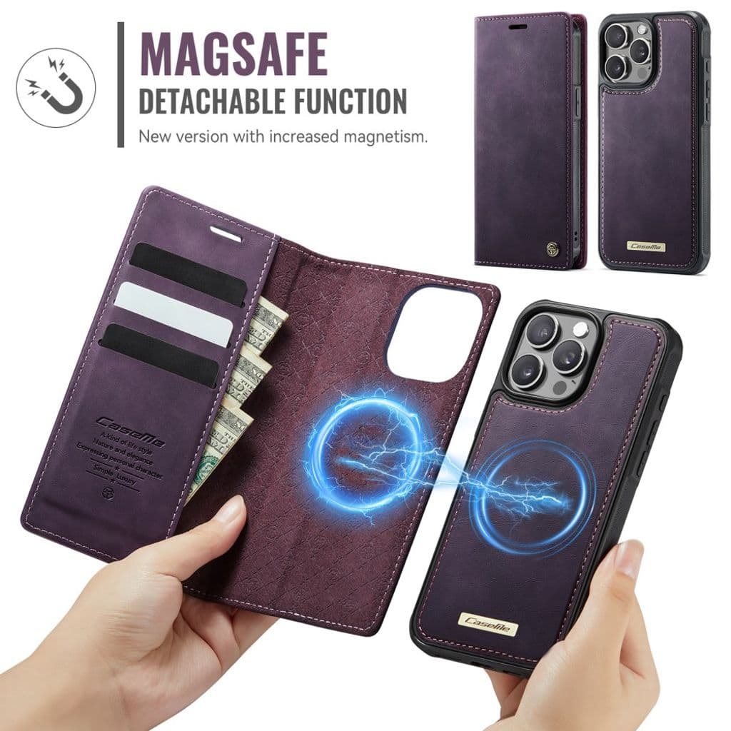 CASEME iPhone 15 Pro Max Fodral med MagSafe - Lila - Bild 6