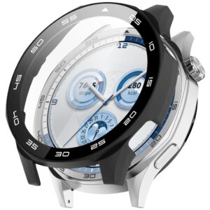 Huawei Watch GT 5 46mm Skal med skärmskydd och skalmarkering - Svart