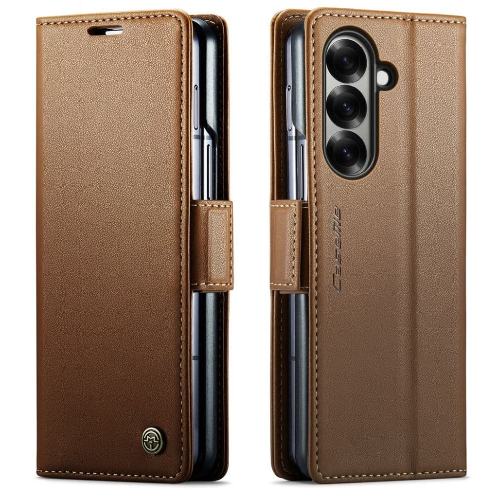 CASEME Samsung Galaxy Z Fold7 5G Fodral med RFID-blockering - Brun