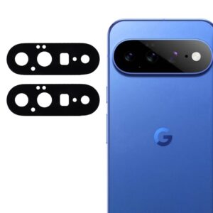Google Pixel 11 Linsskydd 2-pack i härdat glas - Svart