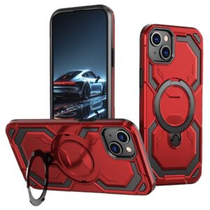 iPhone 13 Magnetiskt Skal Ring Stativ – Röd