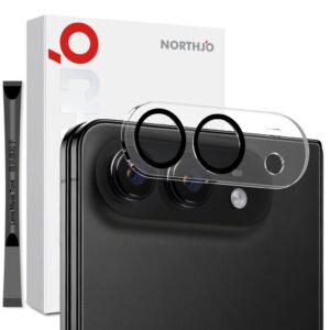 NORTHJO iPhone Duo Linsskydd i härdat glas HD - Svart