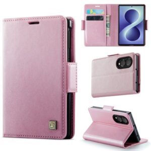 AUTSPACE Samsung Galaxy Z Fold8 Plånboksfodral i PU-läder med RFID-skydd - Rosa