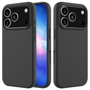 iPhone 17 Pro Max Silikonskal - Svart