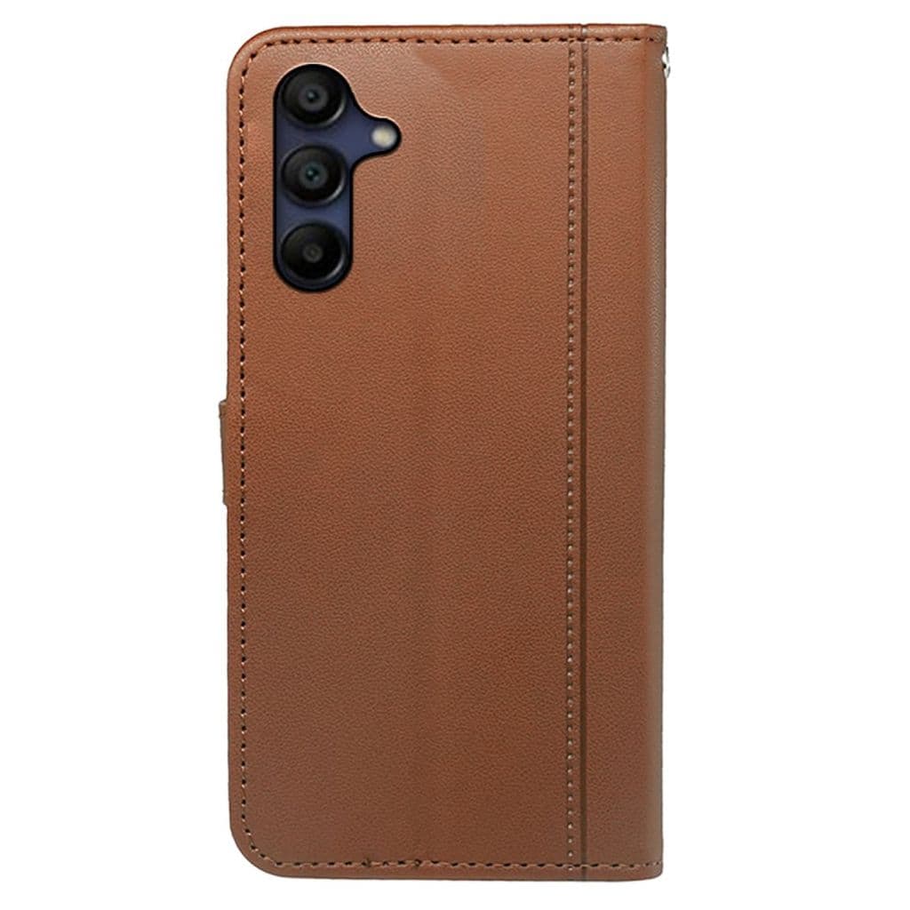 Samsung Galaxy A26 5G Fodral med Rem - Brun - Bild 6