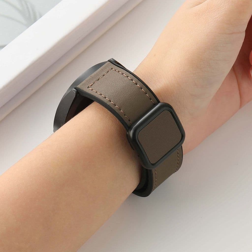 Samsung Galaxy Watch 6 Klockarmband i PU-läder, 20mm - Brun - Bild 4