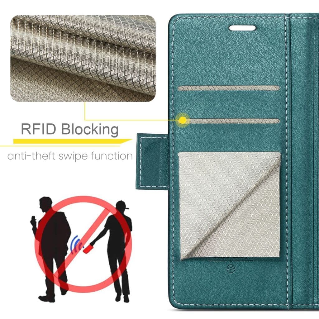 CASEME Samsung Galaxy A16 Plånboksfodral - Grön - Bild 6