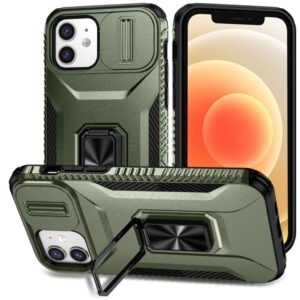iPhone 12 / 12 Pro Skal med Stativ - Grön