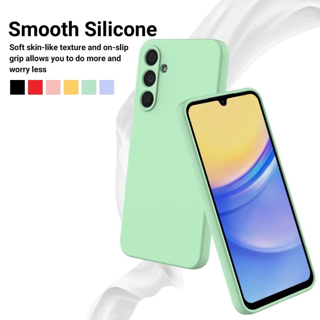 Samsung Galaxy A16 Silikonskal med handrem- Grön - Bild 3