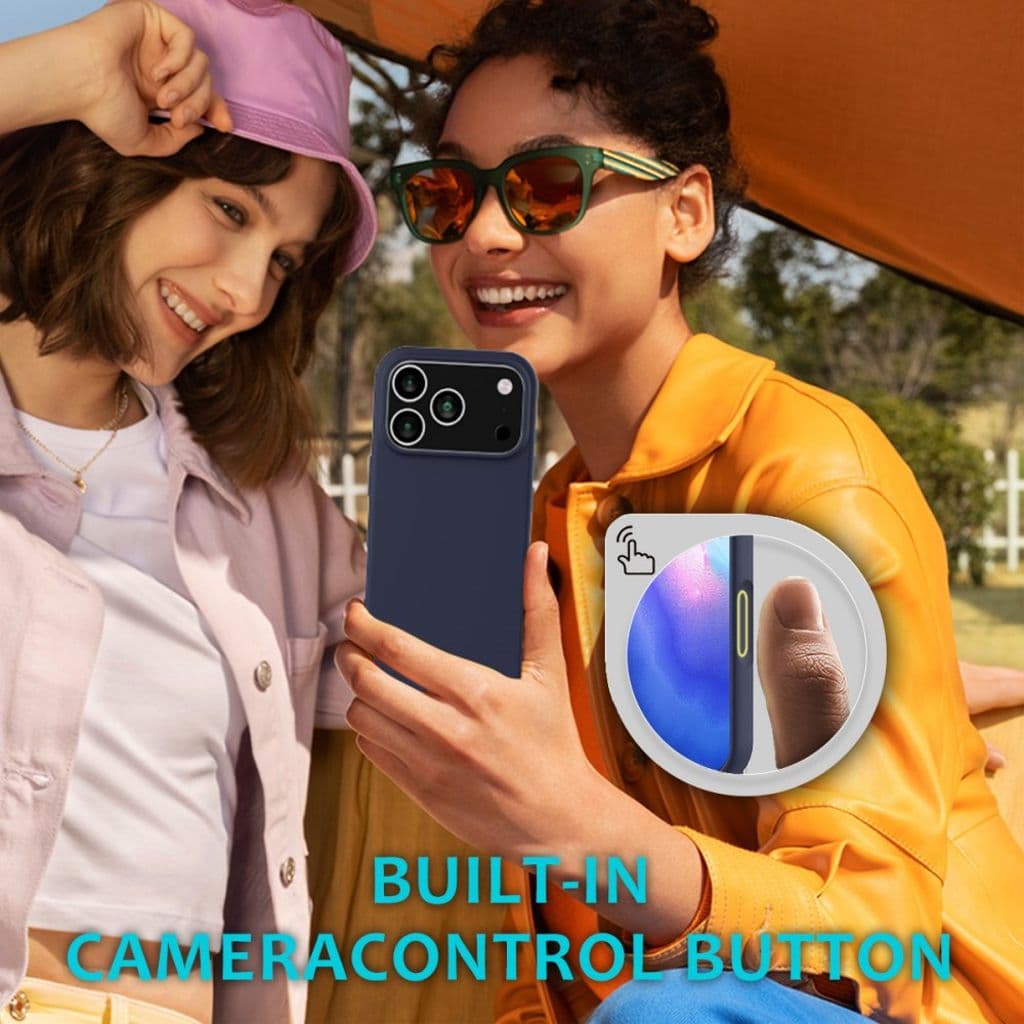 iPhone 17 Pro Silikonskal - Mörkblå - Bild 8