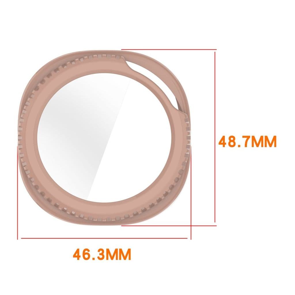 Samsung Galaxy Watch8 Classic 46mm Skal med Skärmskydd - Beige - Bild 2