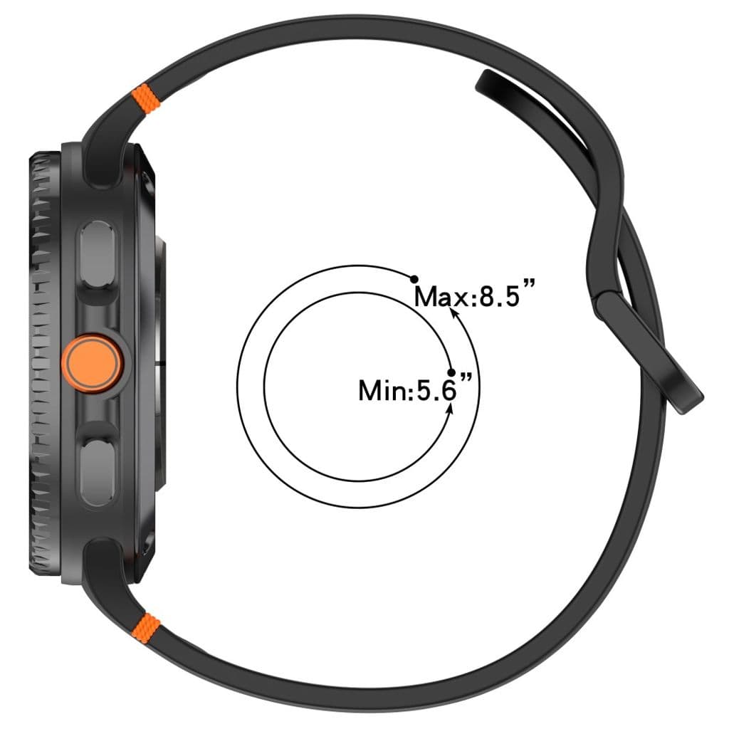 Klockarmband för Samsung Galaxy Watch8/Watch8 Classic 46mm Silikon – Lila - Bild 14