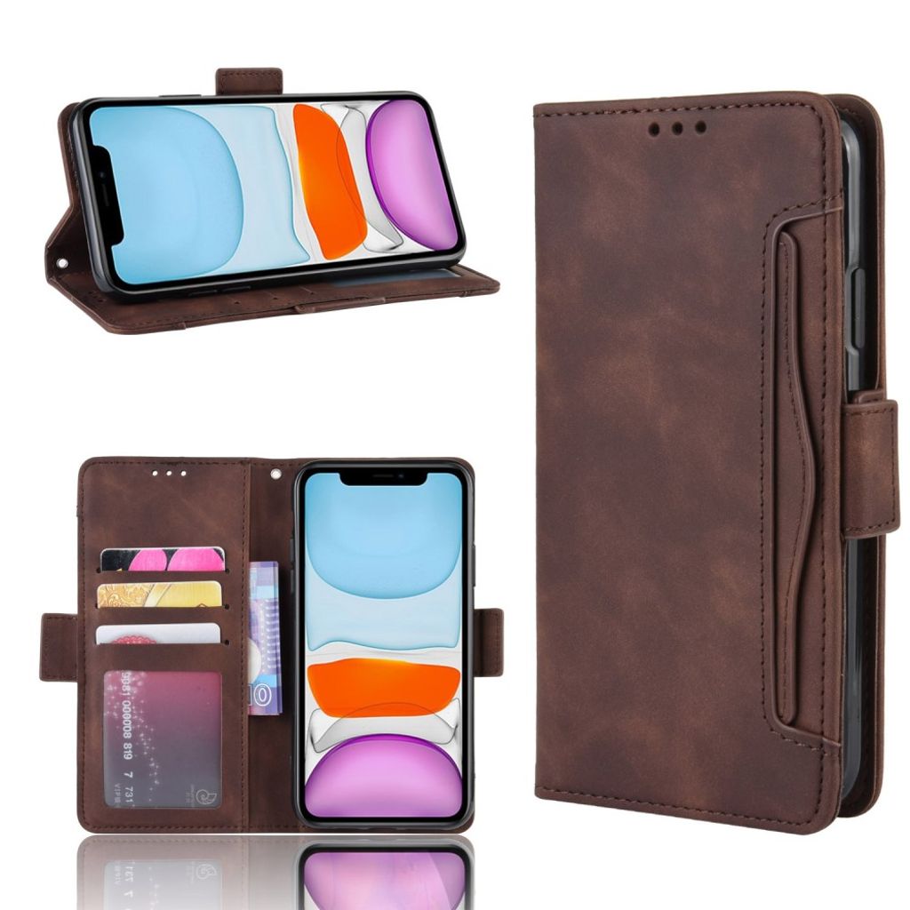 iPhone 12 Pro Fodral med kortfack - Brun