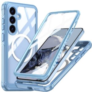 Samsung Galaxy S25 FE Skal + Skärmskydd - Ljusblå