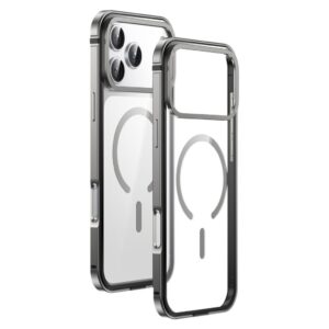 iPhone 17 Pro Max MagSafe Ultratunt Transparent Skal - Silver