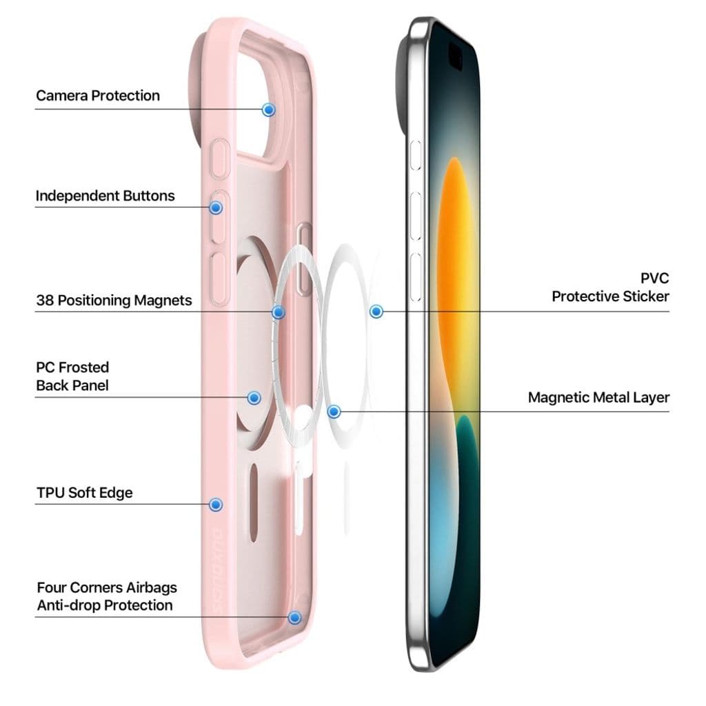 DUX DUCIS iPhone Air MagSafe-skal - Rosa - Bild 4