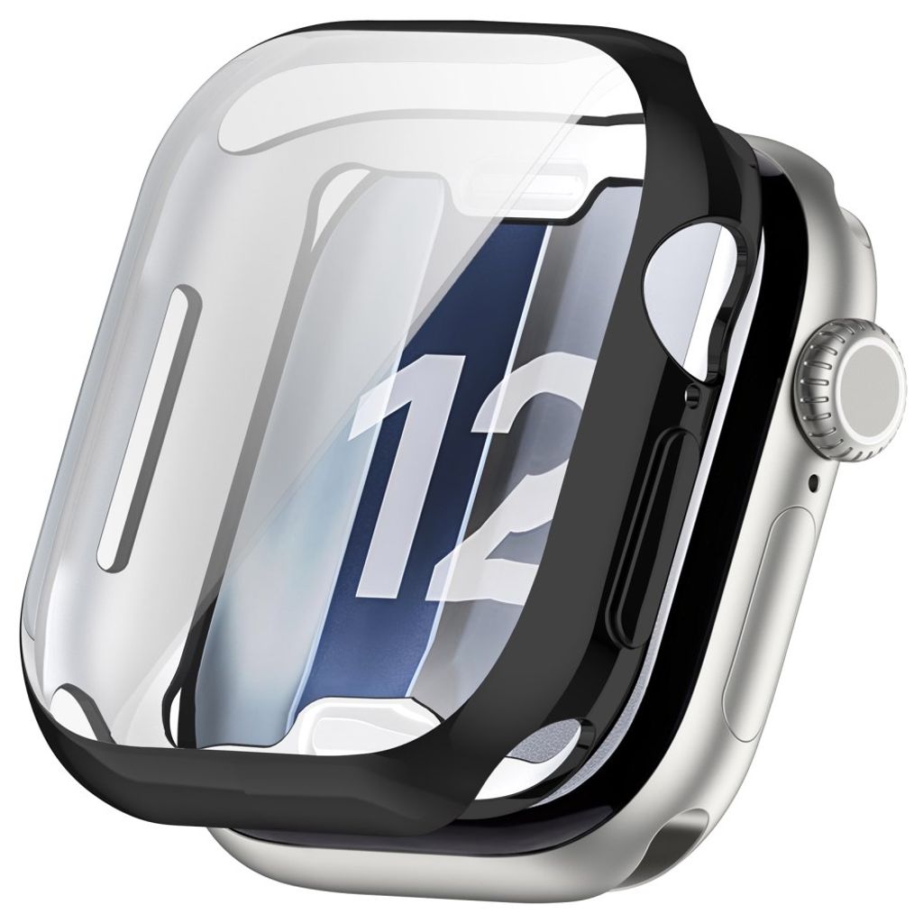 Apple Watch 12 46mm Heltäckande Skal - Svart