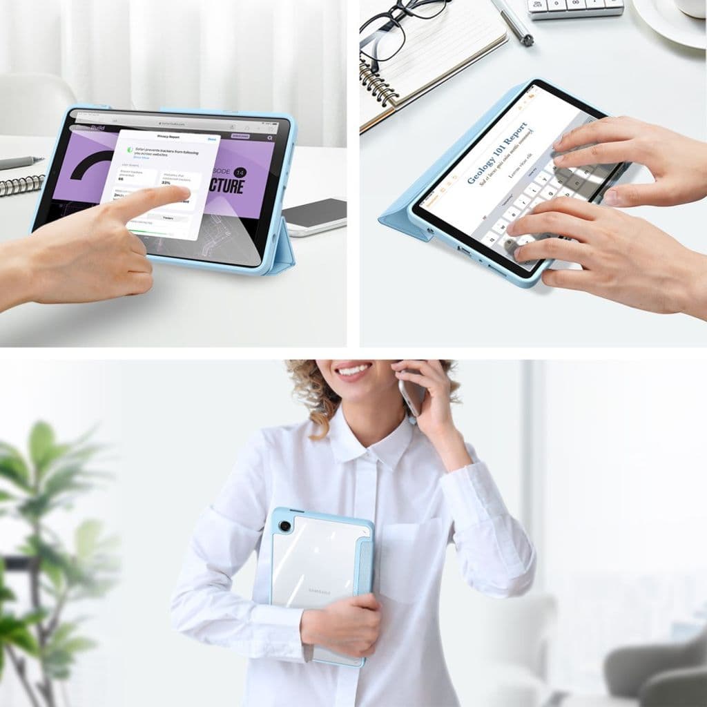 DUX DUCIS Samsung Galaxy Tab A9 / Galaxy Tab A11 Fodral - Blå - Bild 7