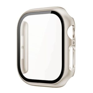 Apple Watch 12 46mm Skal med skärmskydd i härdat glas - Silver