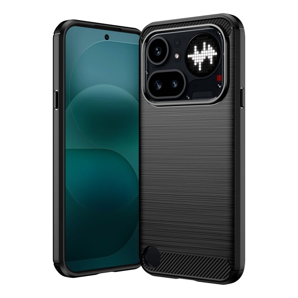 Nothing Phone 4A Pro Skal TPU Kolfiber - Svart